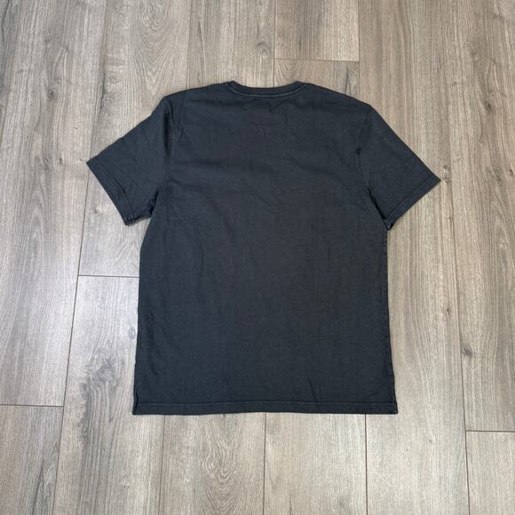 J.Crew Vintage Wash Cotton Jersey Pocket T-shirt Mens M Black Relaxed Pullover - Picture 5 of 7